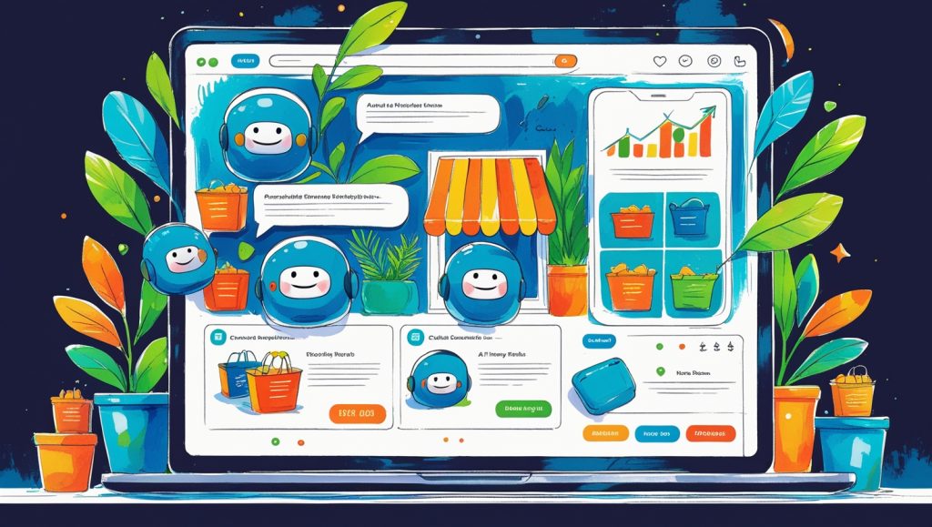 AI applications for online shops with chatbots providing personalized product recommendations to boost customer engagement and explode sales